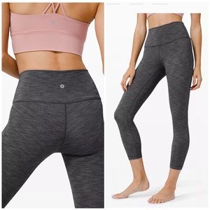 Lululemon wunder under high waist cropped